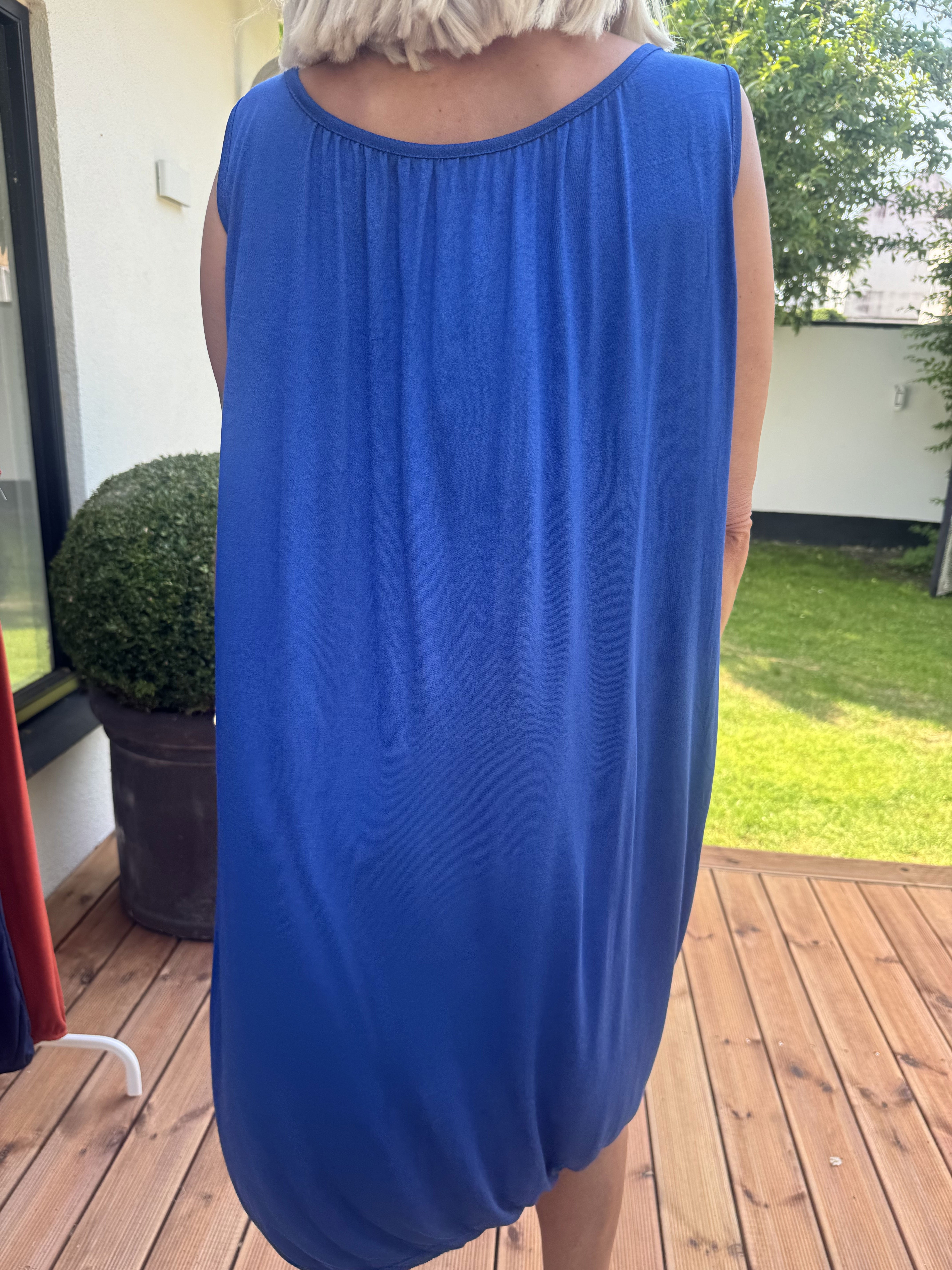 Miracle Sleeveless Dress - Basis kjole i viskose med elastik forneden